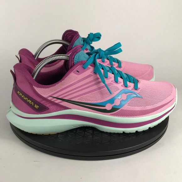 Saucony Kinvara 12 Pink Athletic Running Shoes S10619-26 Women’s Size 11 - Picture 4 of 12